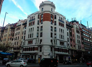 Rehabilitacion integarl de edificio en la calle gordoniz en Bilbao